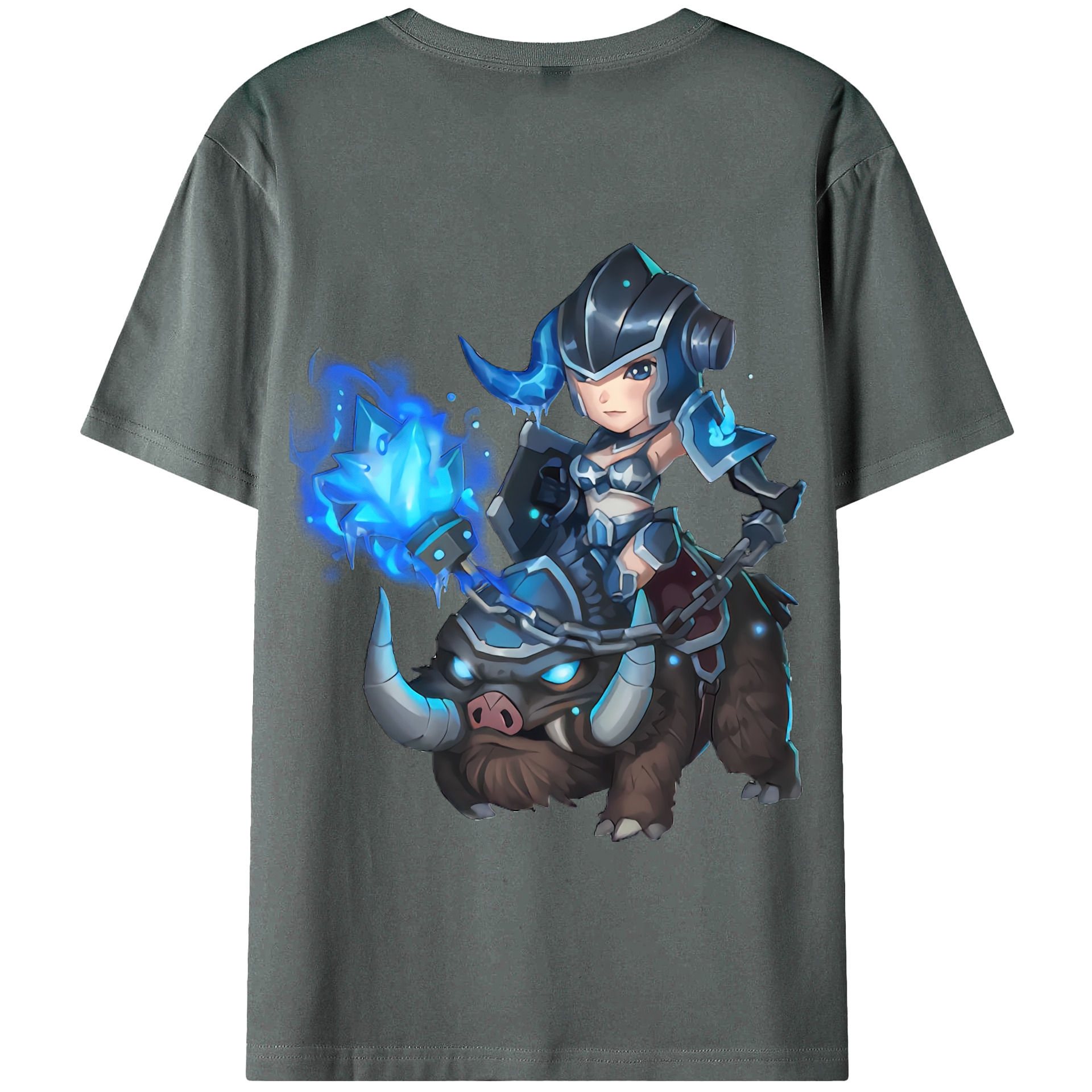 リーグ・オブ・レジェンド League of Legends LOL 綿100％半袖Tシャツ（背面プリント）